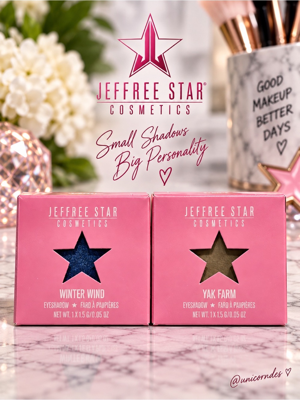 Jeffree Star Winter Wind Yak Farm Eyeshadow Duo Star Ranch Shades